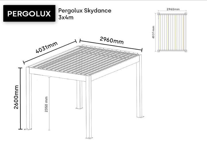Pergolux skydance 3x4